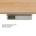 DecentLiving - Bureau assis/debout - 60 L x 30 W po - érable massif-Épaisseur du bureau à 1-1/4 pouce