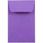 JAM Paper - Enveloppes à monnaie nº 1, 2,25 x 3,5 po, violet raisin, 50/paquet-Enveloppes à monnaie