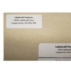 Labelcraft Products  - Étiquettes Zéro Déchet - 2,63" x 1"  - 4500 Étiquettes-Dimension de l'étiquette: 2 5/8 larg. x 1 haut. (po), Couleur de l'étiquette: blanc