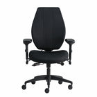 Gry Mattr + ergoCentric – Fauteuil fonctionnel airCentric 3 – Siège standard – Noir-Mécanisme de basculement synchrone u siègee l’assise et du dossier, de la tension des ressorts, de la profondeur de l’assise et du flottement libre