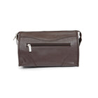 Ashlin® – Trousse de rasage DOOP de format moyen Cordasco, cuir, brun foncé-Format idéal pour voyage et accessoires