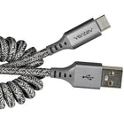 Ventev - Câle Helix USB-C, 14 po, gris (203993)-Sans encombrement