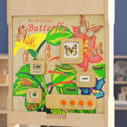 Flash Furniture - Tableau d'activites STEAM Bright Beginnings de qualite commerciale avec finition naturelle,accents multicolore-Aucun assemblage du produit n'est necessaire