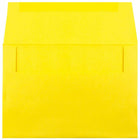 JAM Paper Enveloppes format livret Brite Hue, ferm. gommée, 5 1/2 x 8 1/8 po, jaune, 1000/pqt-Taille : A8 (5 1/2 x 8 1/8 po)