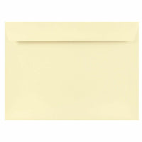 JAM Paper - Enveloppes Vellum pour livret - 9" x 12" - Vélin blanc naturel - Paquet de 50-Couleur : tissé blanc naturel.