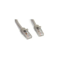 StarTech  Câble de raccordement antiaccrochage N6PATCH3GR de catégorie 6, 3 pi, gris-Doté d’un connecteur mâle RJ-45 aux deux extrémités pour faciliter la connectivité