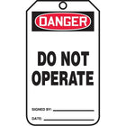 Accuform Signs - Étiquettes De Sécurité, Plastique, 3-3/8po La X 5-7/8po H, Anglais, paquet de 25-Hauteur 5-7/8po