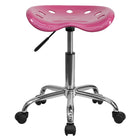 Flash Furniture – Tabouret tracteur éclatant de 25,75 po, rose (LF214APINK)-Tabouret style tracteur