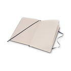 Moleskine – Carnet, ligné, grand format, bleu saphir, couverture rigide-Papier couleur ivoire sans acide