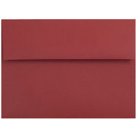 JAM Paper Enveloppes format invitation avec fermeture gommée, 5 1/4 x 7 1/4 po, rouge foncé, 100/pqt-Rouge foncé