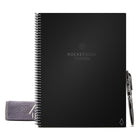 Rocketbook – Cahier Réutilisable Intelligent Fusion – Format Lettre – 21 Feuilles – Noir Infini-Fini le gaspillage de papier – ce notebook écoresponsable offre 7 modèles de page différents pour la planification, la création de listes, l’établissement d’objectifs, la prise de notes, les croquis et le partage de grandes idées