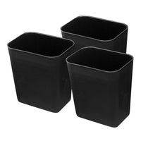 Johnny Vac â€“ Poubelle / Corbeille de bureau, 1 gal (3,78 l), JS2952BKX3-Noir
