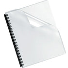 Fellowes Couvertures de présentation aspect lin - format lettre surdimensionnée, 8-3/4 x 11-1/4 po, paquet de 100-Disponible au format surdimensionné 8-3/4 x 11-1/4 po (285,80 mm x 222,30 mm) avec coins arrondis