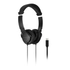 Casque d’écoute haute-fidélité USB-C Kensington - noir-Conçu pour procurer un son clair et pour être des plus compatibles, ce casque d’écoute haute-fidélité USB-C économique de grande qualité est idéal pour l’apprentissage en ligne, le télétravail, les milieux d’apprentissage et les environnements professionnels, et plus encore