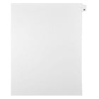 Mark Maker – Onglets séparateurs juridiques blancs, 1/25 onglets, format lettre, sans trous, numéro 26, 25/paquet-Onglets séparateurs blancs, 1/25 onglets