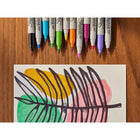 Sharpie - Marqueurs permanents double pointe - Couleurs Variées - Paquet de 12-Couleurs variées