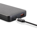 Powerology - Chargeur portable Qi avec PD, 10 000 mAh - Anthracite-Recharge trois appareils