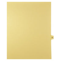 Markmaker - 25 tabs/PQT,5 PQT/Boite, Intercalaires imprimes Legal, Chamois, 1/15th coupe| format lettre, sans trous, Numero 175-Intercalaires imprimes Legal
