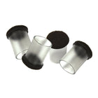 Like New Solutions - Manchons Transparents Protège-plancher - petite  -paquet de 8-Les manches transparentes conviennent aux pieds de chaise ronds de 7/8 "à 1-1 / 16" ou carrés de 3/4 "