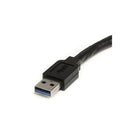 StarTech  Câble d'extension actif USB 3.0 10 m, M/F-Alimentation directe par port USB ou avec l'adaptateur d'alimentation externe universel