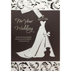 Rosedale – Cartes de souhaits et enveloppes, For Your Wedding, doré, 5 1/2 x 8 po, 6/paquet (19921)-Imprimées sur du papier cartonné non couché de haute qualité