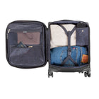 Air Canada - Valise à roulettes souple de 20 po Central Collection - Charcoal-Sangle de compression intérieure