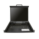 StarTech - Console KVM à 16 ports pour rack de serveurs, 19 pouces (RKCONS1916K)-Réduisez l’encombrement de votre salle de serveurs grâce à un design de montage en rack 1U