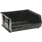Quantum Storage Systems - Contenant Recyclé Écologique, 8-1/4po La, 7po H X 14-3/4po P, Noir, paquet de 4-Capacité 60 lb