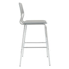 Tabouret bar Dorado, vinyle, base chrome, 30po-5