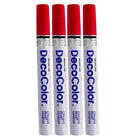 JAM Paper - Marqueur de peinture gras - Rouge - Paquet de 4 (86525802g)-Marqueur de peinture permettant de créer des projets créatifs innovants