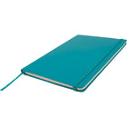 JAM Paper - Cahier ligné, couverture rigide, fermeture élastique, grand, 5,88 x 8,5 po, bleu des Caraïbes, 2/paquet (340528855g)-Vendu séparément
