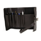 Ashlin - Étui de crayons TERAMO 6 Pen-Rollup - noir-Une poche à fermeture à glissière peut être utilisée comme petit porte-monnaie.