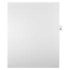 Markmaker - Intercalaires imprimes Legal, Blanc, 1/25th coupe, format lettre, sans trous, 25 tabs/PQT, 5 PQT/Boite, Numero 60-Intercalaires imprimes Legal