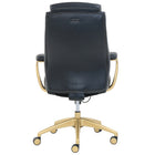 Fauteuil de direction Beautyrest Charlotte, noir-Éléments de pointe
