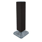 Azar Displays – Présentoir standard à panneaux perforés emboîtables sur 4 côtés, type tour, 40 x 8 x 8 po, noir (703387-BLK)-Pivote sur une base lestée