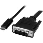 StarTech ® Câble adaptateur USB Type-C vers DVI-D de 3,3 pi (1 m), M/M, 1920x1200 (CDP2DVIMM1MB)-Réduisez l'enchevêtrement grâce à un câble adaptateur compact de 3,3 pi (1 m)