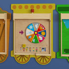 Flash Furniture - Tableau d'activites mural STEAM Bright Beginnings de qualite commerciale avec finition naturelle et accents-Finition naturelle en bois avec des elements colores vifs,
