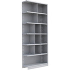 Metalware – Étagère enclenchable RK362, 7 tablettes, 36 x 12 x 88 po, gris pâle-Système de tablettes ajustables offrant un espace de rangement solide, mais économique qui convient à vos besoins