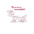 Cartes de Noël, Know Why These Guys Didn't Send You a Christmas Card? (anglais), paq./18-Cartes de voeux de qualité comparable à celle d'une imprimerie