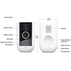 Caméra intelligente à batterie Geeni FREEBIRD 1080p - Blanc-Montage polyvalent: connectez instantanément à des surfaces métalliques telles que des gouttières avec le support magnétique ou installez-vous n'importe où ailleurs avec le support à vis standard inclus, aucun câble ni frais d'installation nécessaires